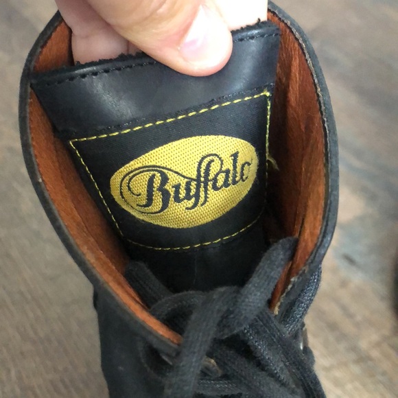 RARE Vintage Buffalo London Platform Combat Boots - Picture 3 of 11